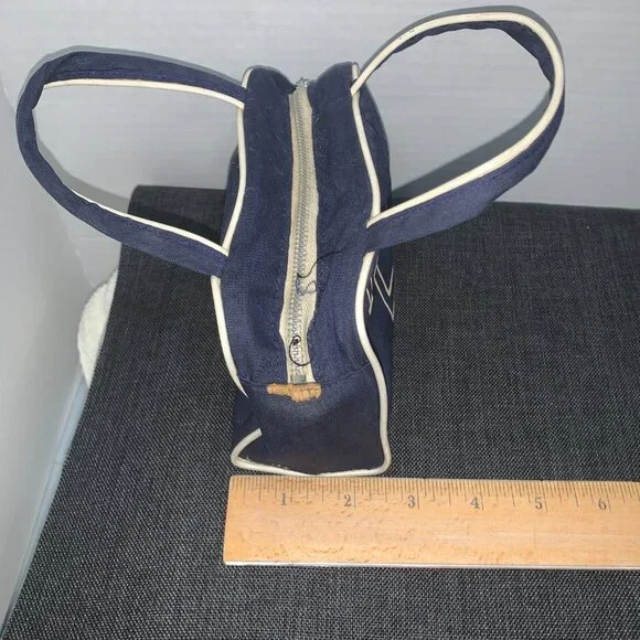 Vintage American Airline AA Textile MFG Des Moines Iowa Souvenir Mini Travel Bag - Picture 7 of 10